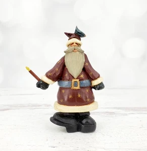 1997 Williraye Studio "Santa with Candle & Bluebird" Christmas Figurine #WW2330 - Picture 1 of 10