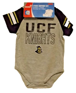 UCF Knights Bodysuit Bib Bootie Set Size 24 M by OUTER Stuff - Picture 1 of 4