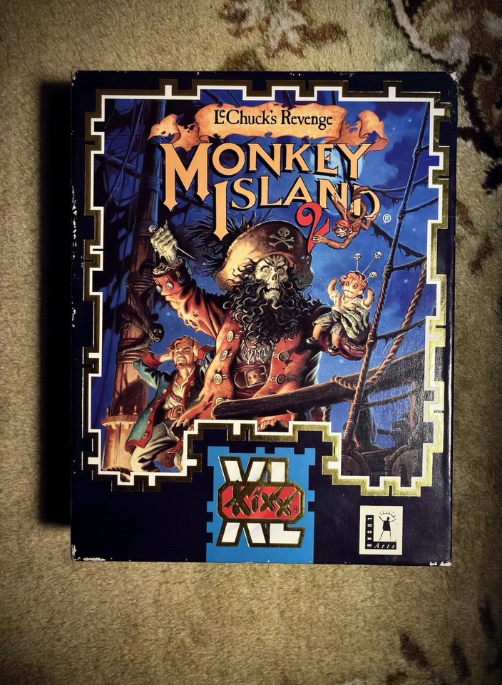 Monkey Island 2: LeChuck’s Revenge Kixx XL PC 3,5” Floppy Disk - W/ Disk Reader - Image 1 of 4