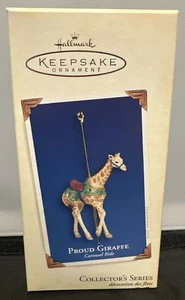 Hallmark 2005 Keepsake Ornament Carousel Ride Proud Giraffe Series #2 in Box - Picture 1 of 2