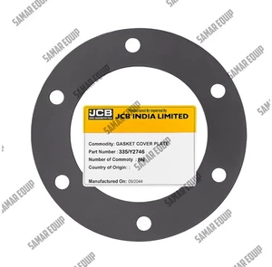 PIEZAS JCB - PLACA DE CUBIERTA DE JUNTA JCB ORIGINAL, PAQUETE DE 8 (Nº DE PIEZA - 335/Y2746) - Imagen 1 de 2