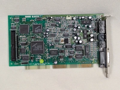 ISA 16-bit Creative Labs CT1600 Original Sound Blaster Pro 2.0 Audio Card WORKS - Image 1 of 3