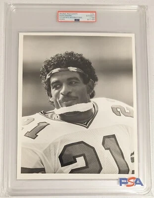 Deion Sanders - Rookie - PSA Type 1 photo - Amazing Image - Atlanta Falcons - Image 1 of 4