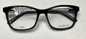 NEW Liz Claiborne LC L642 0IPR Havana Blue Acetate Plastic Eyeglass Frames 51-17 - Picture 1 of 9