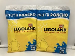 2x Legoland Poncho Lot Youth Size 2015 - BRAND NEW FREE SHIPPING - Picture 1 of 2