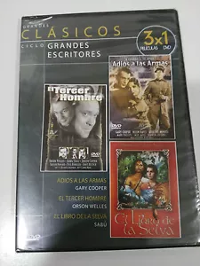The Jungle Book + The Third Man + Farewell To Arms Spanish English New - Picture 1 of 3