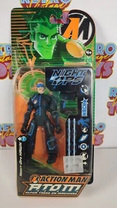Action Man Atom Alpha Team Of Machine Night Dps Night-Ops Hawk 2005 Hasbro Moc - Picture 1 of 2