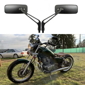 For Honda Rebel 250 CMX250 300 CMX300 CMX500 Black Rectangle Motorcycle Mirrors - Bild 1 von 11