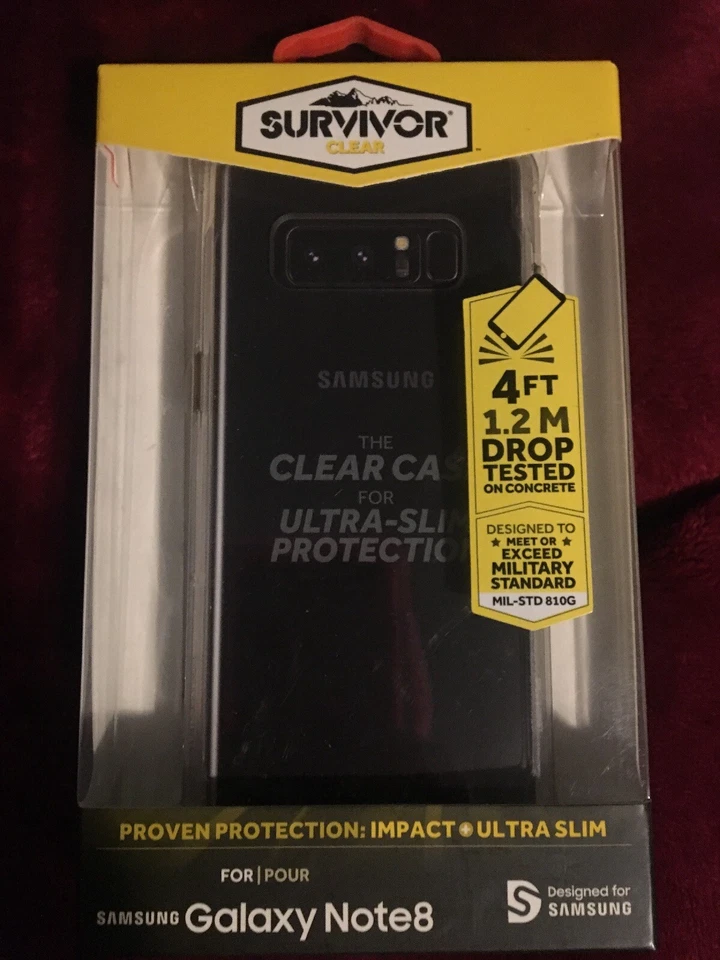 Griffin Survivor Clear Bumper Case for Samsung Galaxy Note8