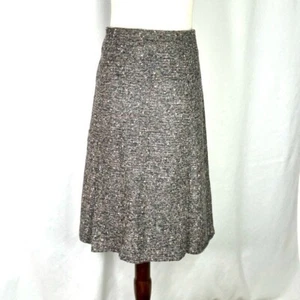MaxMara tweed pleated skirt wool silk blend pink purple-grey 14 - Picture 1 of 8