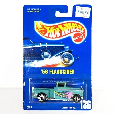 Hot Wheels Blue Card: '56 Flashsider Turquoise - Blue Card Collector No. 136 - Image 1 of 4