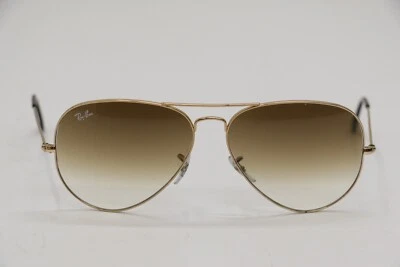 Gafas de sol Ray Ban RB-3362 Cockpit Aviator Arista doradas/marrones degradadas transparentes Foto 1 de 4