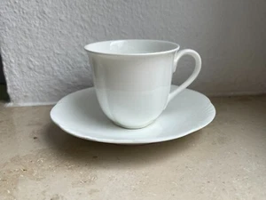 Villeroy & Boch Arco weiss Tasse Kaffeetasse mit Untertasse Untere MEHR NEU! - Bild 1 von 3