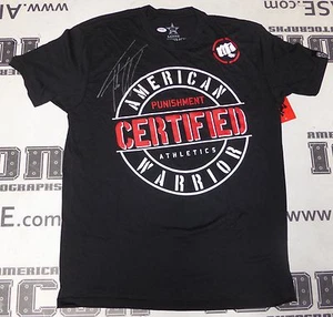 Tito Ortiz Signed L Punishment Warrior Shirt PSA/DNA COA UFC Bellator Autograph - Picture 1 of 4