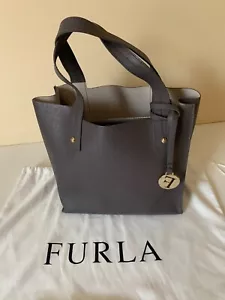 FURLA Tote Bag Leather Solid Color - Picture 1 of 5