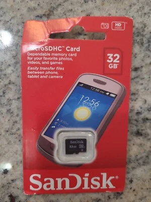 SanDisk 32GB Class 4 - microSDHC Memory Card- (SDSDQM-032G-B35) - Image 1 of 2