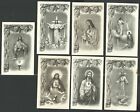7 Holy Card Antiques De Jesus Santino Estampa Image Pieuse