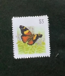 N.Z. 1991-95. $3.00 BUTTERFLY FLAW. BLUE OMMITED. - Picture 1 of 1