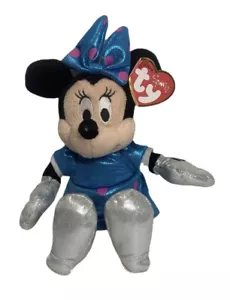 NWT Minnie Mouse Sparkle Disney Ty stuffed animal Plush figure 6" Small - Picture 1 of 3