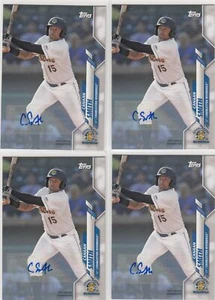 Topps Pro 2020 debut Canaan Smith autógrafo automático novato 94 Yankees cantidad disponible - Imagen 1 de 1
