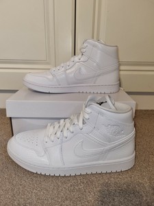 Las mejores ofertas en Jordan 1 Mid Blanco Piel de Serpiente | eBay