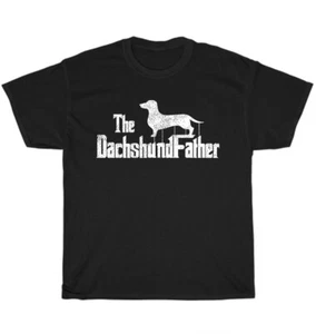 Dachshund Dad Dog Fathers Day Gift Funny Doxie Doggie Puppy Daddy T-Shirt Unisex - Picture 1 of 4
