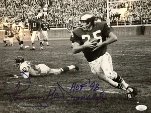 Autographed Tommy McDonald Philadelphia Eagles Football 11x14 Photo - JSA COA - Picture 1 of 1
