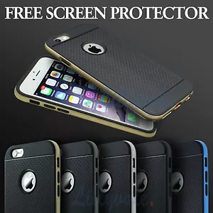 New Hard Back Case Cover for Apple iPhone 5 5S 6/6s 6 Plus FREE Screen Protector - Picture 1 of 16