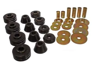 Buje de montaje de carrocería Energy Suspension 3-4109G (Kit) Hyper-Flex negro/acero zinc - Imagen 1 de 1