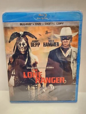 The Lone Ranger blu ray movie Johnny Depp Brand New Sealed Free Shipping.  - Image 1 of 2