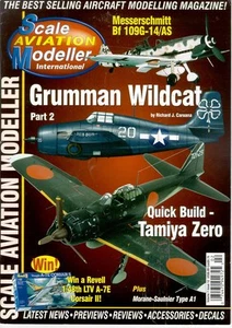 SCALE AVIATION MODELLER V7 N12 WW2 F4F WILDCAT VF USN VMF USMC RN FAA MARTLETT - Picture 1 of 1