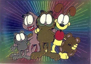 GARFIELD CHROMIUM SERIES 1 1996 KROME PRODUCTIONS PROMO CARD 3 - Bild 1 von 1