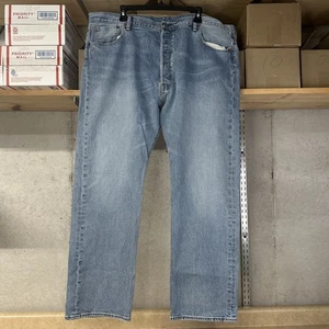 Levi’s 501 Button Fly Jeans Herren 42x30 Light Wash - Bild 1 von 9