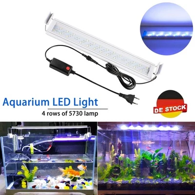 Éclairage d'aquarium DEL blanc bleu RGB plantes croissance lampe lampe d'aquarium Allemagne - Photo 1/4
