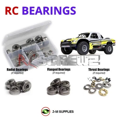 RCScrewZ Metal Shielded Bearings los123b for Losi Super Baja Rey SBR 2.0 | KIT - Image 1 of 4