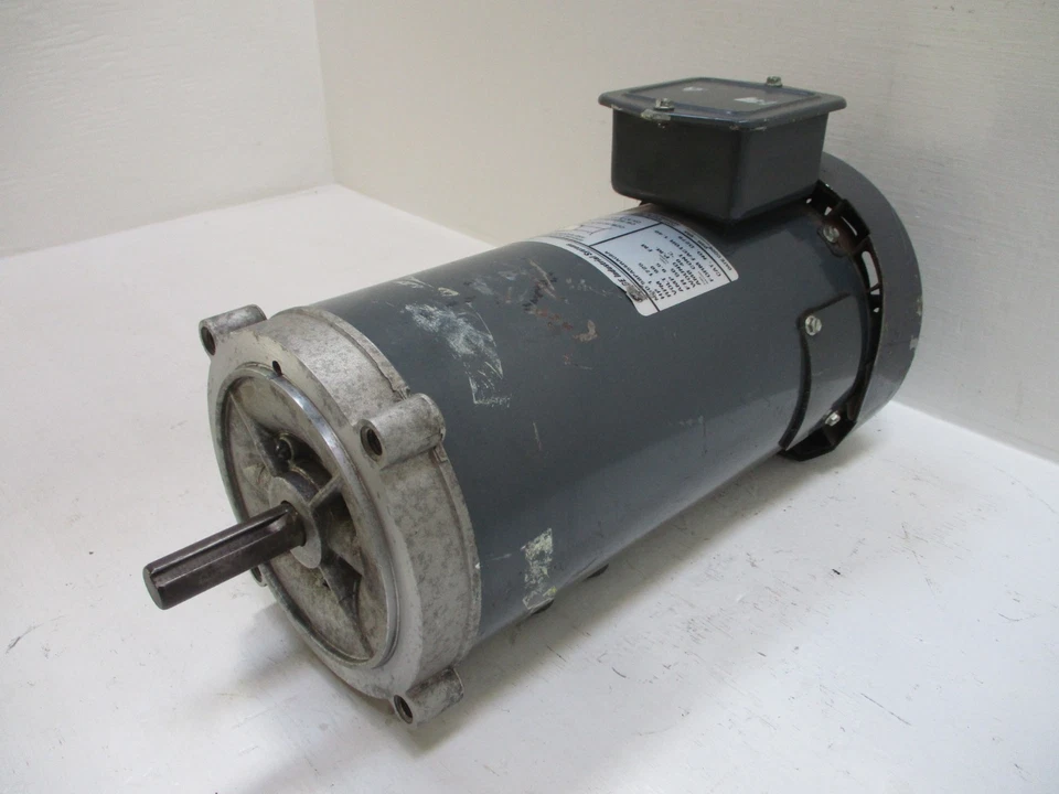 GE 5BPA56RAG8A 1-HP DC Motor 90V 9.5 Amp 1725-RPM 56 1HP D279 General Electric - Image 1 of 4