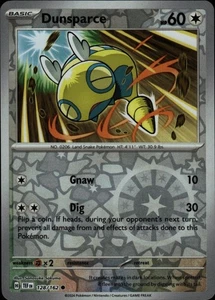 Dunsparce Reverse Holo Common SV05: Temporal Forces 128/162 NM - Picture 1 of 2