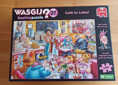 Wasgij Jigsaw 1000 Piece "CAFE TO LATTE!"  Destiny 27 - Complete - Image 1 of 3