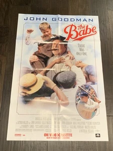 Babe Ruth 1992 The Babe John Goodman Original Video Store Movie Poster Yankees - Bild 1 von 12