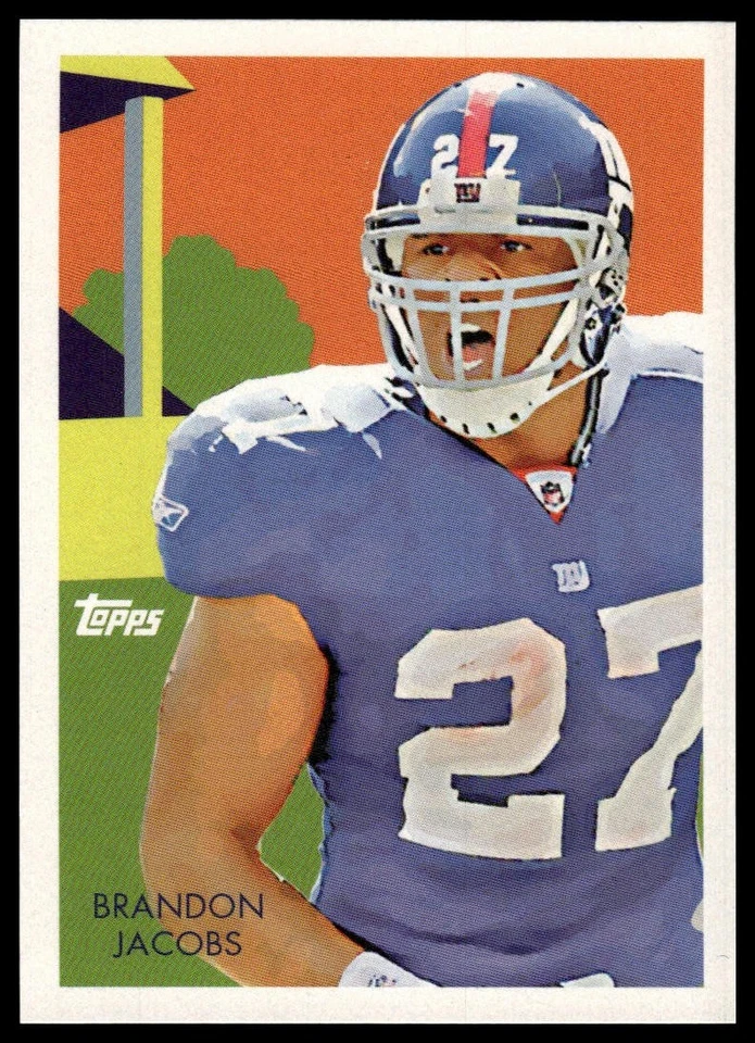 2009 Topps Brandon Jacobs #32 Chicle - Image 1 of 2