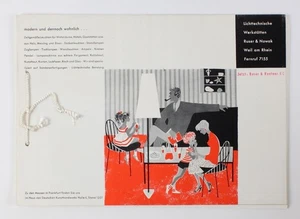 Lichttechnische Werkstätten Ruser & Kuntner Leuchten-Katalog 1957 - Bild 1 von 3