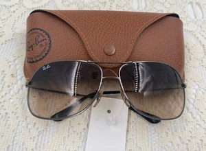 Nuevo Ray Ban Gafas de Sol Aviador Mate Transparente Gradiente Espejo Unisex - Imagen 1 de 10