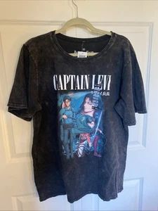 Attack On Titan Herren T-Shirt 2X Neu Mit Etikett Captain Levi - Bild 1 von 7
