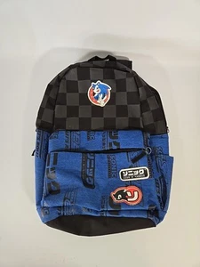 Mochila escolar Sonic The Hedghog japonesa azul negra - Imagen 1 de 8