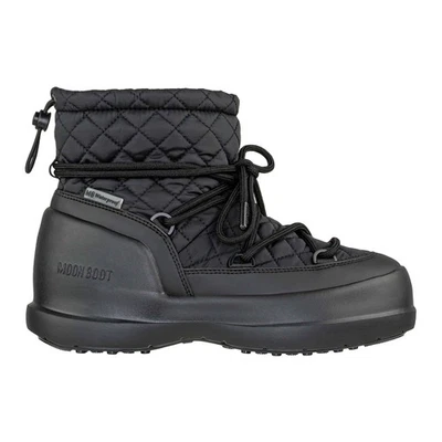 MOON BOOT STIVALE MEZZALUNA QUILTED MID BLACK - Imagen 1 de 4