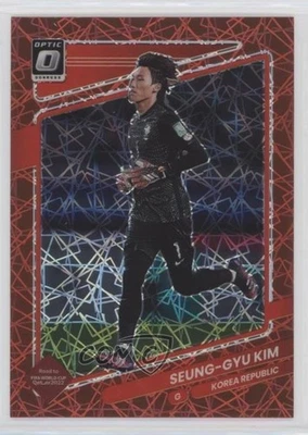 2021-22 Panini Donruss Road to Qatar Optic Red Velocity Prizm Seung-gyu Kim #136 - Image 1 of 2