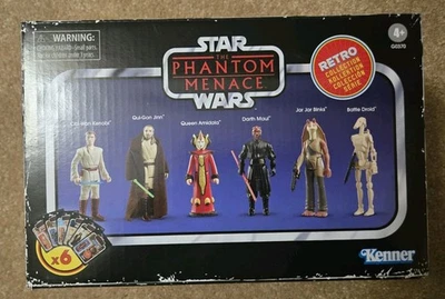 STAR WARS Coleção Retrô Caixa Multipack Pacote com 6 Ameaça Fantasma Episódio 1 - Imagem 1 de 4