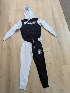 Champion x Oreo Herren Cookie Collab Reverse Weave Hoodie & Hose Größe Small Set - Bild 1 von 11