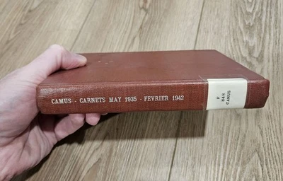 Carnets I 1935 - 1942 by Albert Camus French Edition 1962 Gallimard Ex-Library - Image 1 of 4