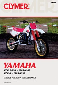 CLYMER MOTORBIKE WORKSHOP SERVICE REPAIR MANUAL BOOK YAMAHA YZ125 YZ250 YZ490 - Picture 1 of 1